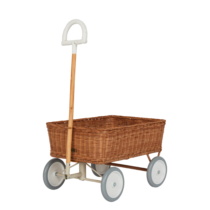 OLLI ELLA - Wonder Wagon / chariot en rotin tressé