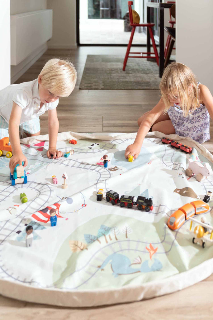 PLAY AND GO - Sac / tapis de jeux / Trainmap