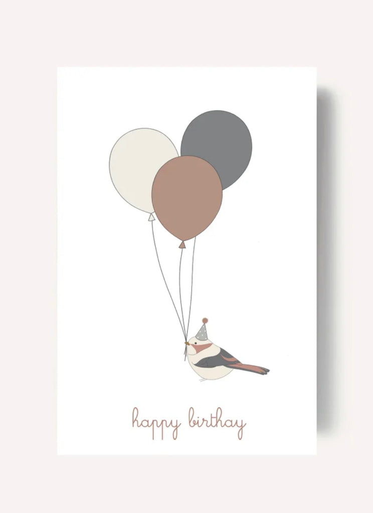 LES YEUX FRIPONS - Carte / Happy Birthday petit oiseau
