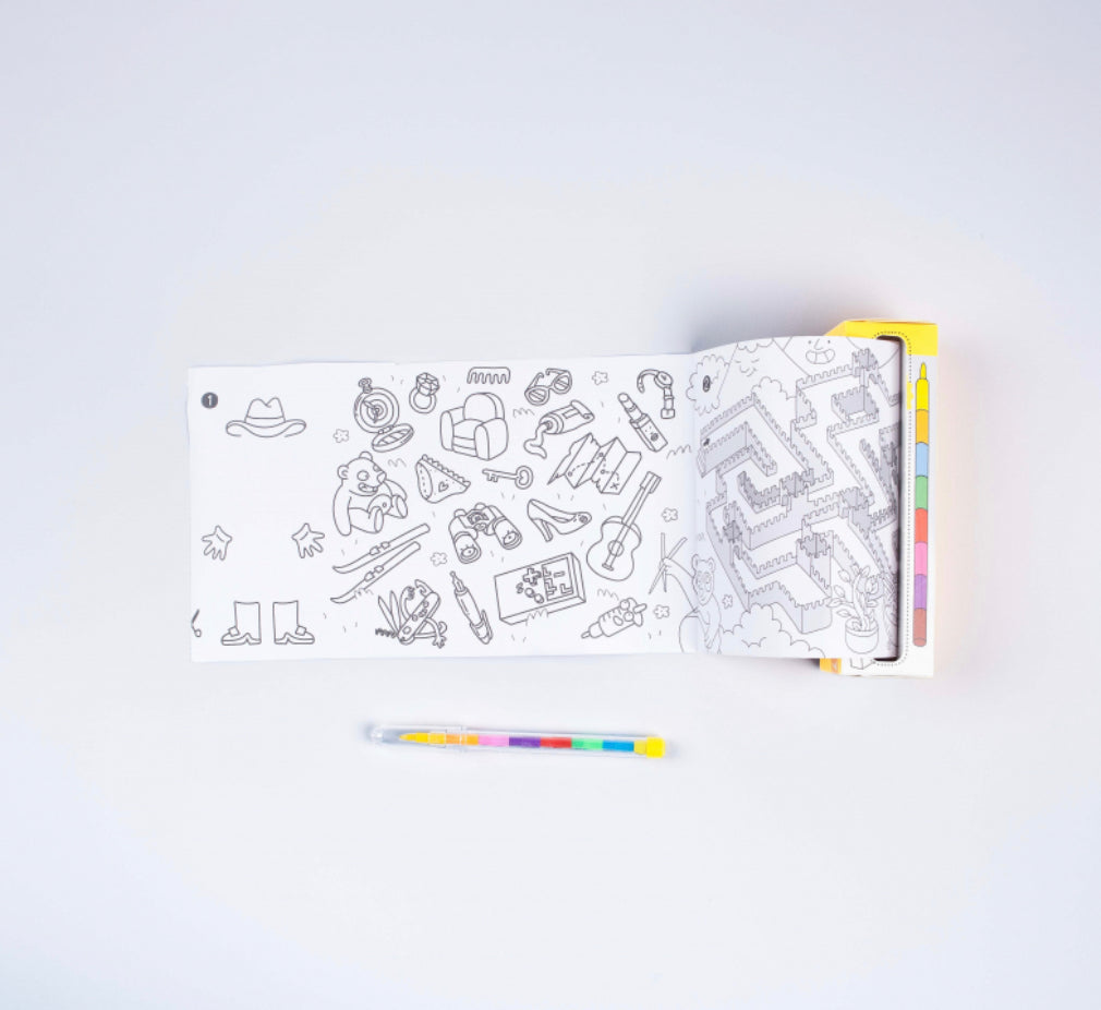OMY - Jeux de poche et coloriage / Atlas