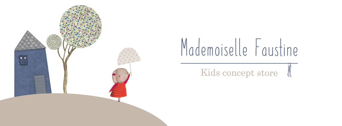 Mademoiselle Faustine, concept store pour bébés et jeunes enfants. Vous y trouverez de la puériculture, des cadeaux de naissance originaux,des jouets en bois, des doudous, ... tendance