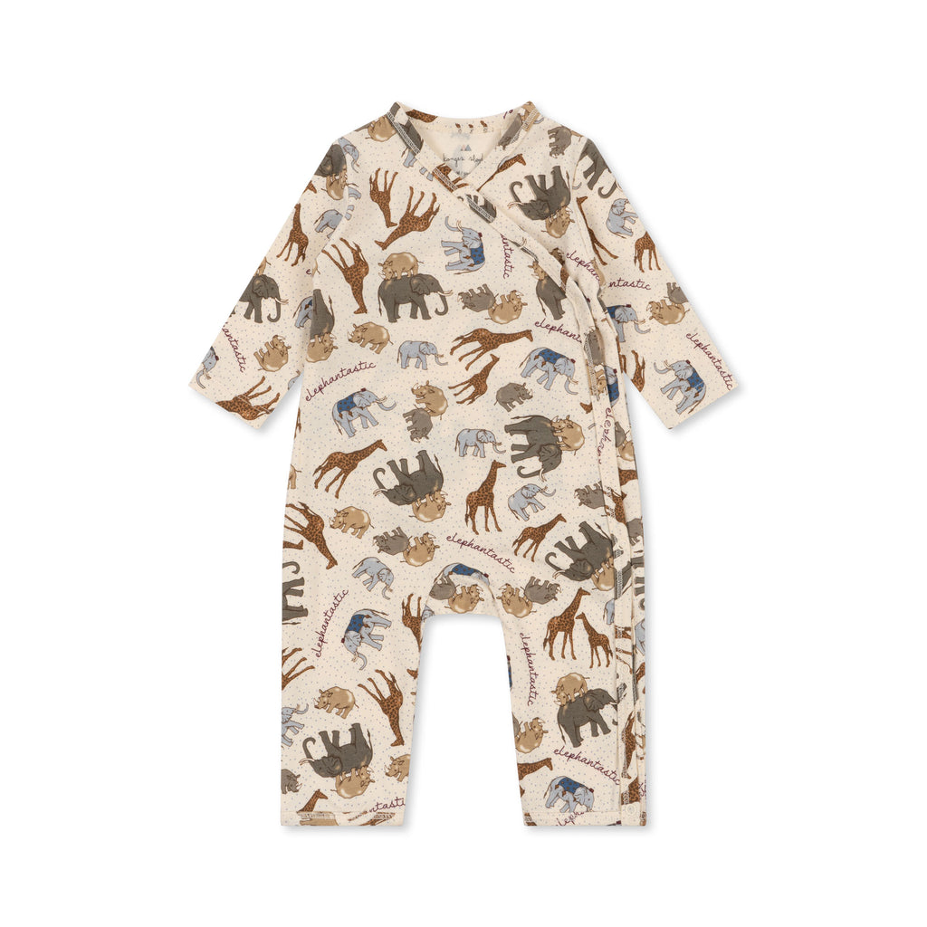 KONGES SLOJD - Pyjama nouveau-né sans pieds / Elephantastic