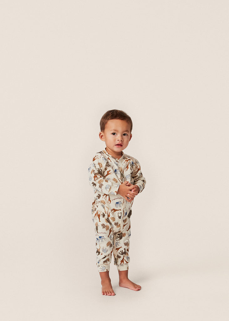 KONGES SLOJD - Pyjama bébé sans pieds Sleepy / Elephantastic