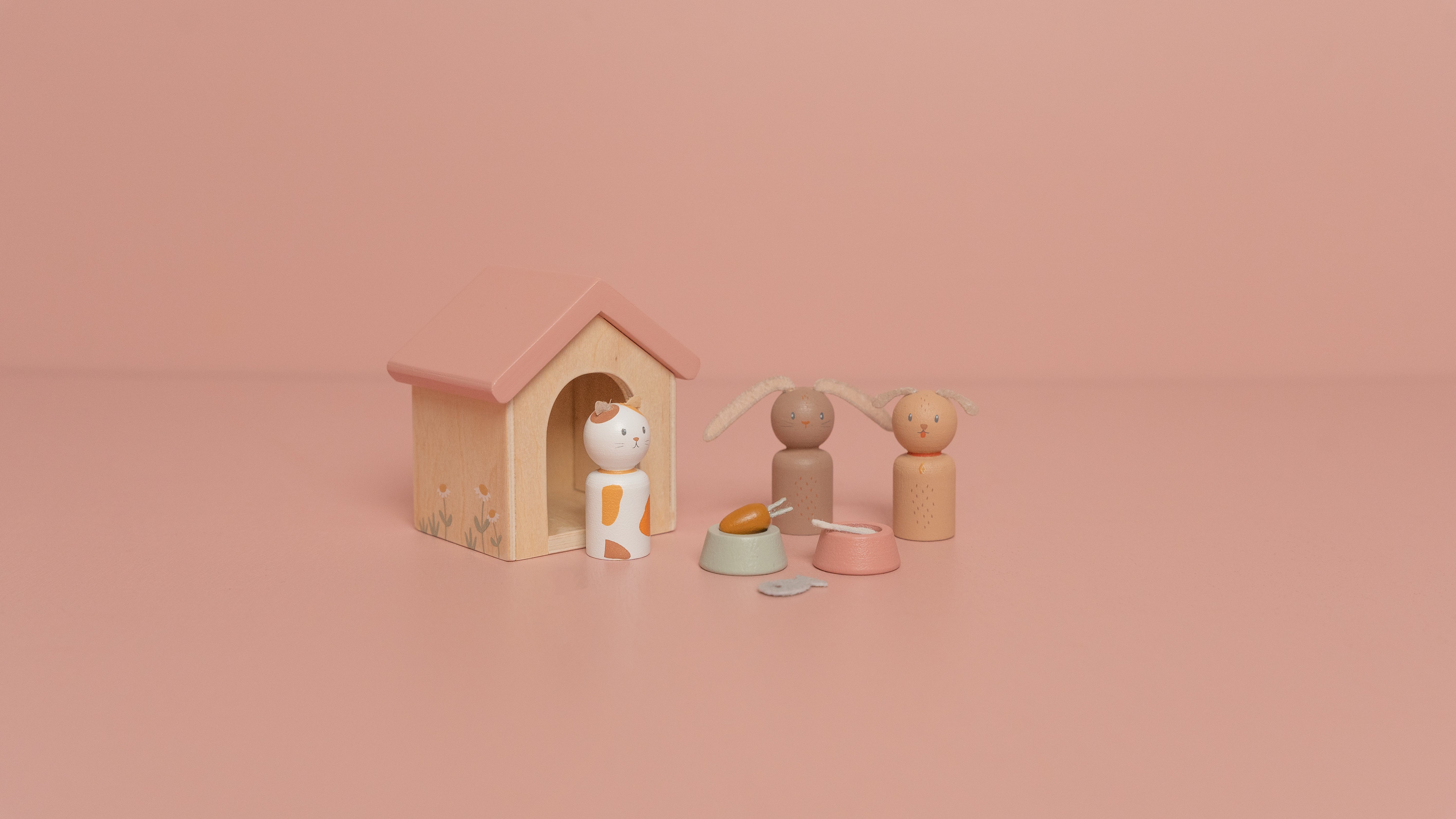 Accessoires maison de poupée - Animaux domestique Little dutch