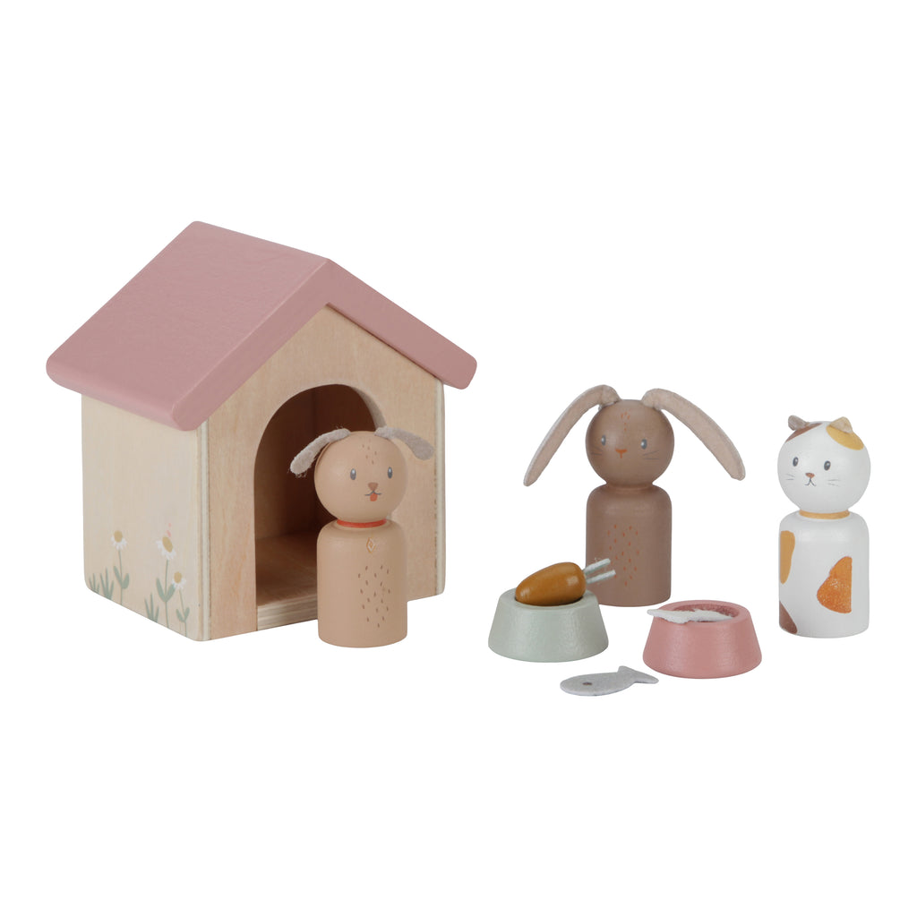 LITTLE DUTCH - Ensemble d'extension d'animaux de compagnie pour maison de poupée