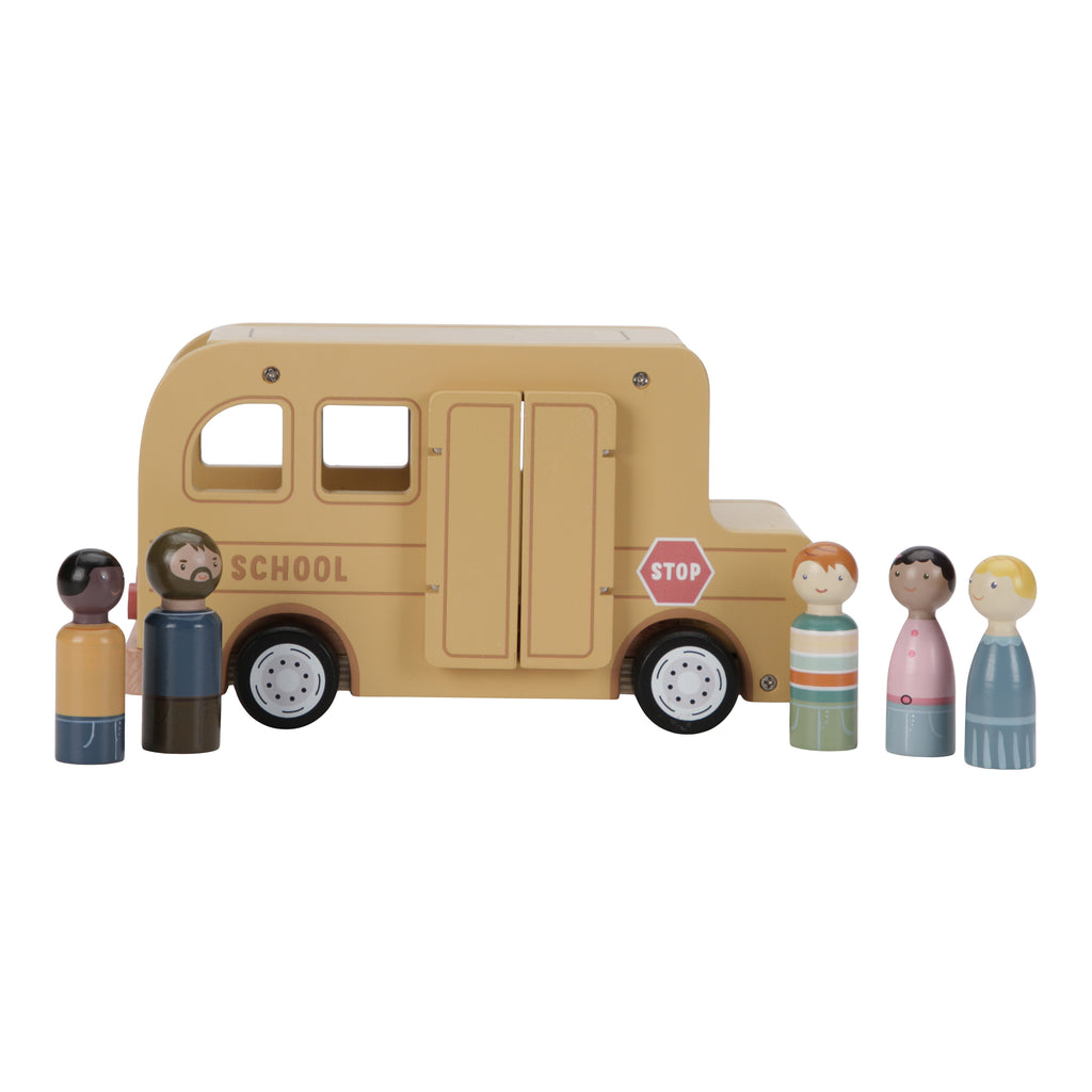 LITTLE DUTCH - Bus scolaire avec figurines.