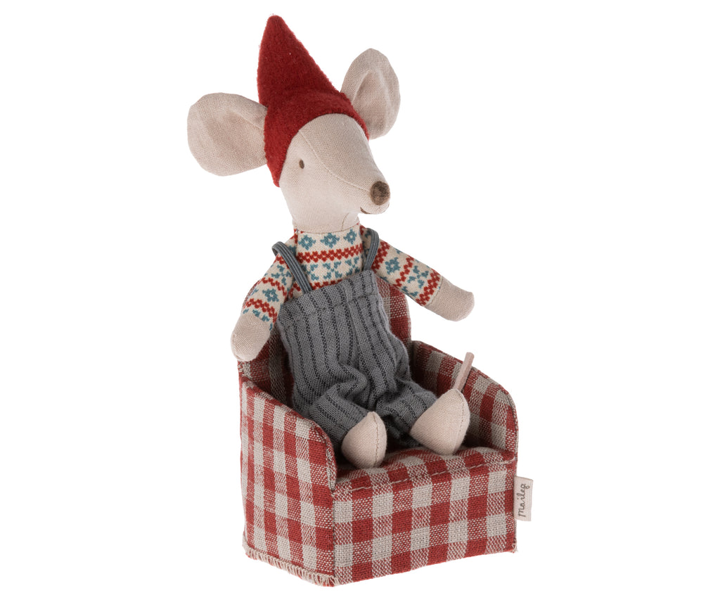 MAILEG - Fauteuil miniature pour souris.