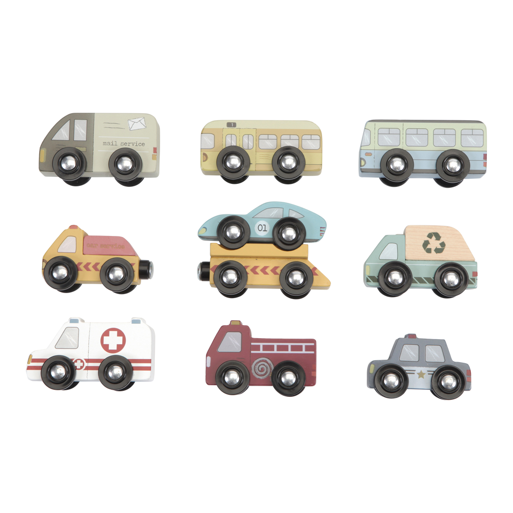 LITTLE DUTCH - Set de voitures