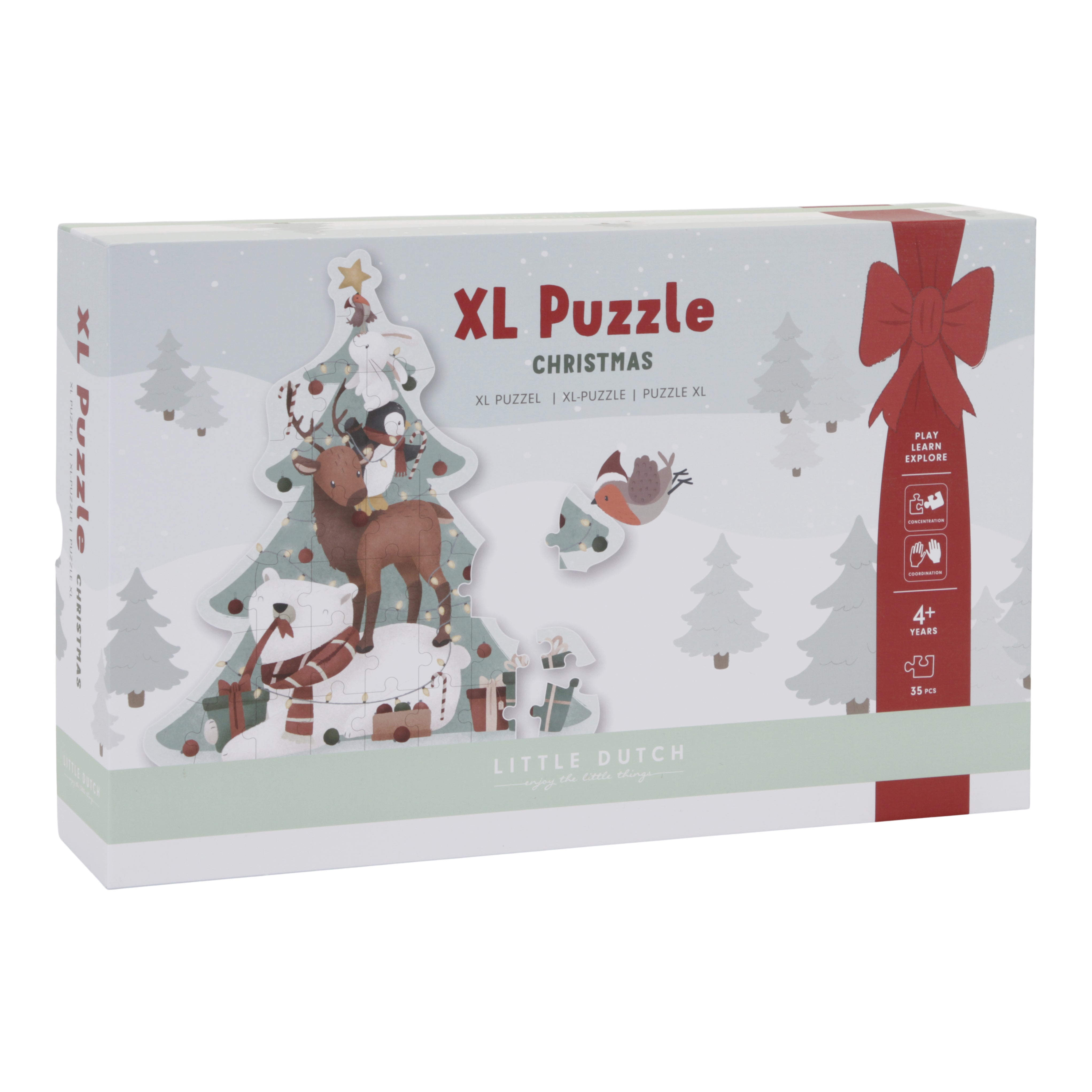 Puzzle de Noël XL I Little Dutch I Les Enfants Rêveurs