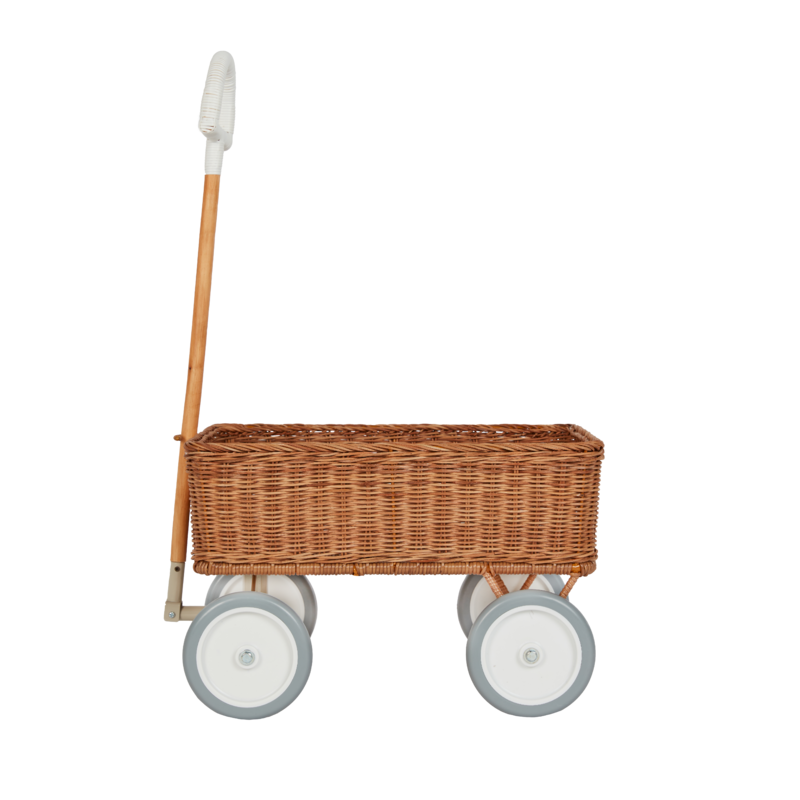 OLLI ELLA - Wonder Wagon / chariot en rotin tressé