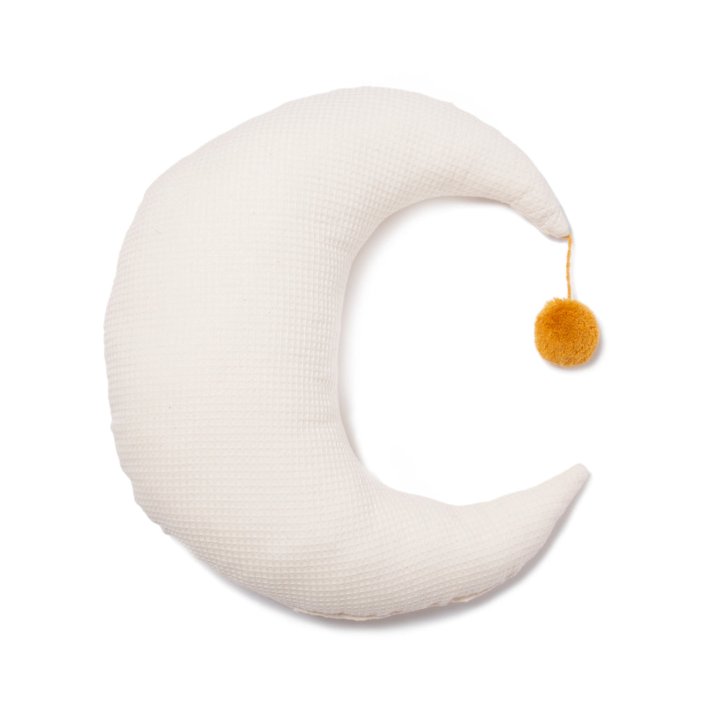 NOBODINOZ - Coussin lune Pierrot Natural
