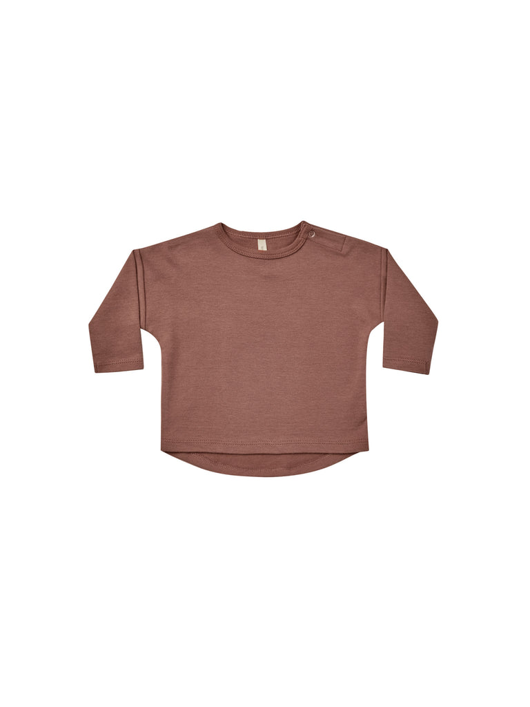 QUINCY MAE - T-shirt manches longues  / Pecan