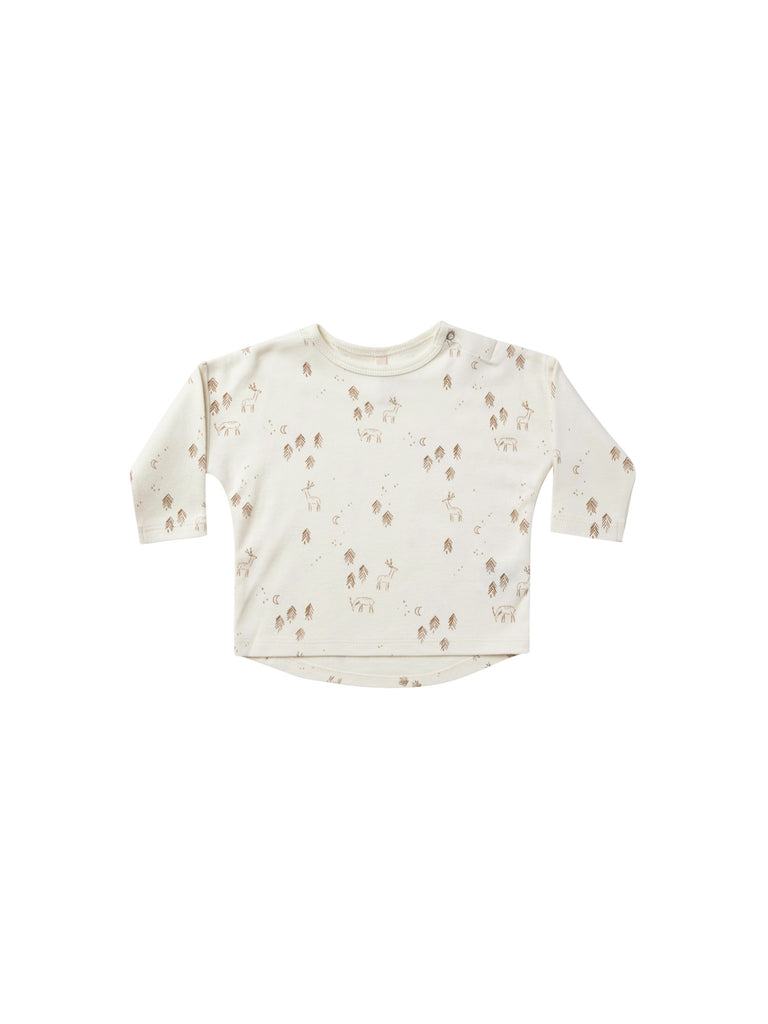 QUINCY MAE - T-shirt manches longues  / Woodland