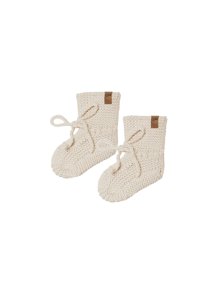 QUINCY MAE - Chaussons en tricot / Natural