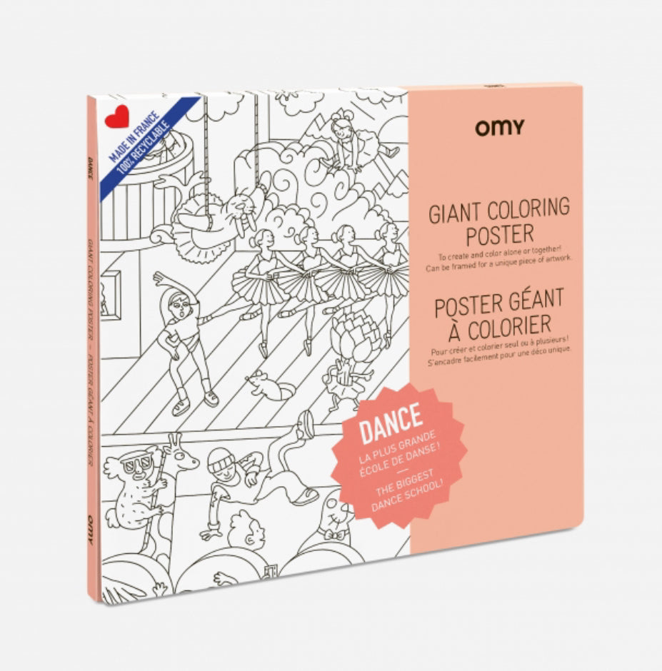 Omy - Poster à colorier / Dance
