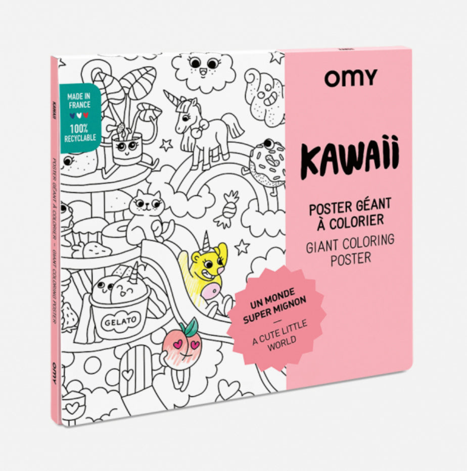 Omy - Poster à colorier / Kawaï