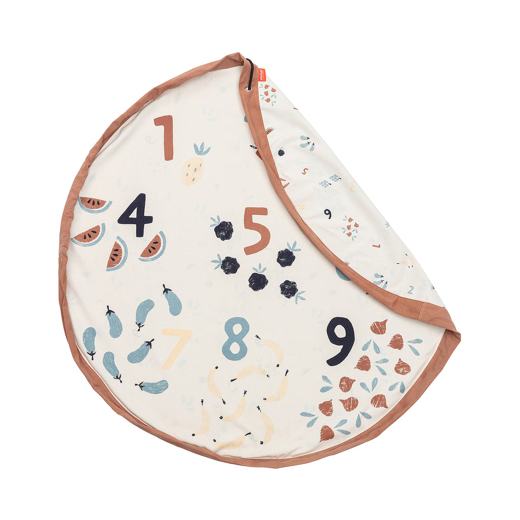 PLAY AND GO - Sac / tapis de jeux / Veggie numbers